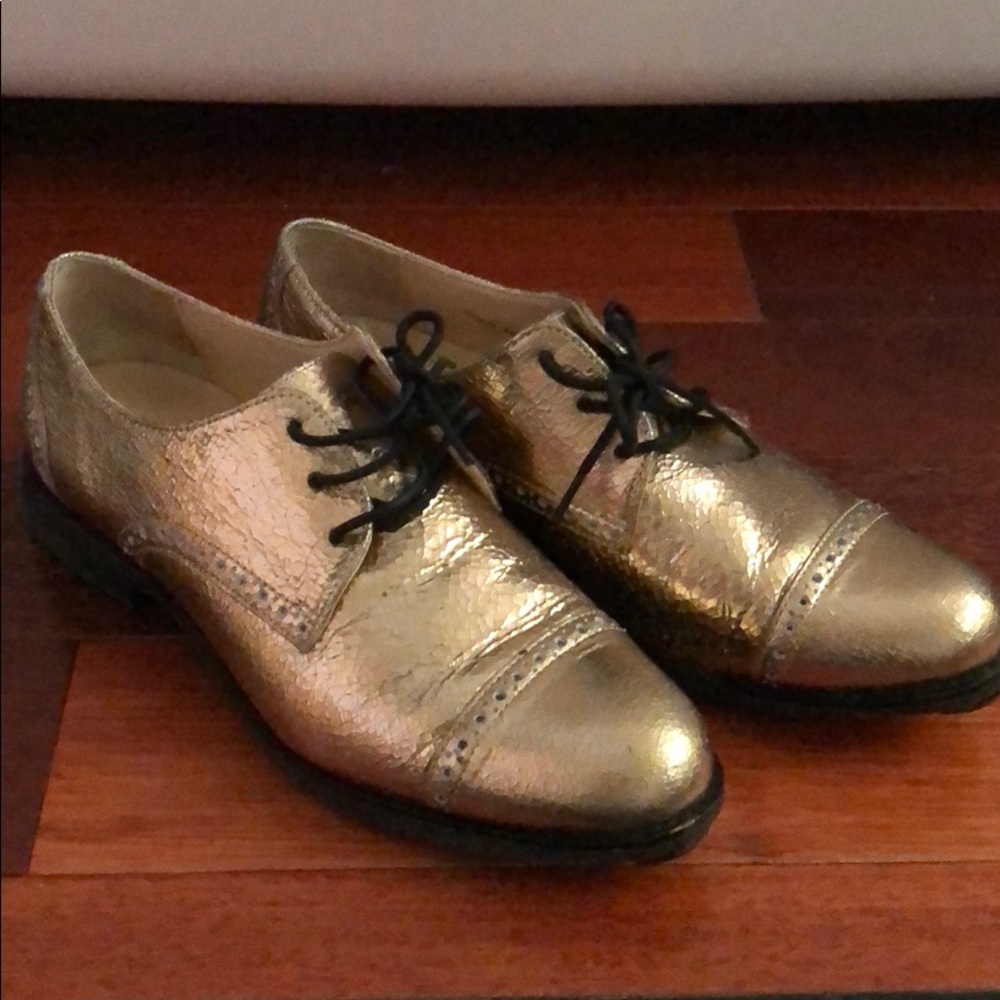 Cole Haan Metallic Gold loafers